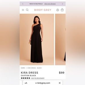 Birdy grey Kira dress in black